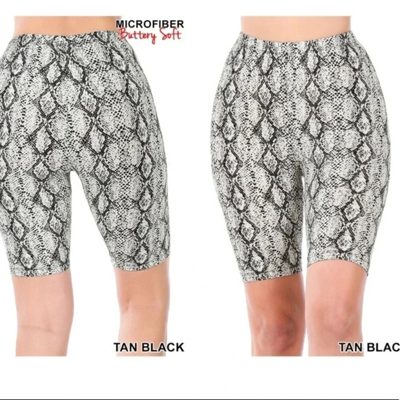 NEW Animal print biker shorts - Picture 1 of 2